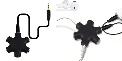 5-Way Multi Headphone Splitter